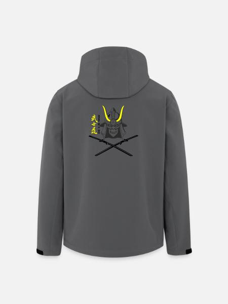 Samuraihelm Kabuto 5 - Recycelte Männer Softshell-Jacke von Stanley/Stella - Anthrazit