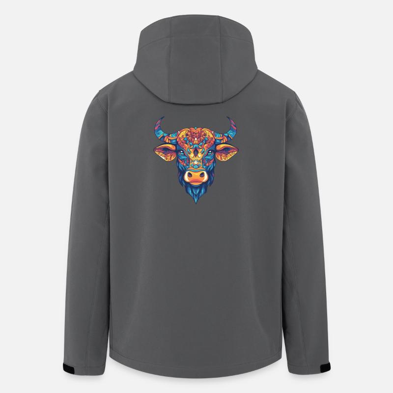 Bulle Bunt - Recycelte Männer Softshell-Jacke von Stanley/Stella - Anthrazit