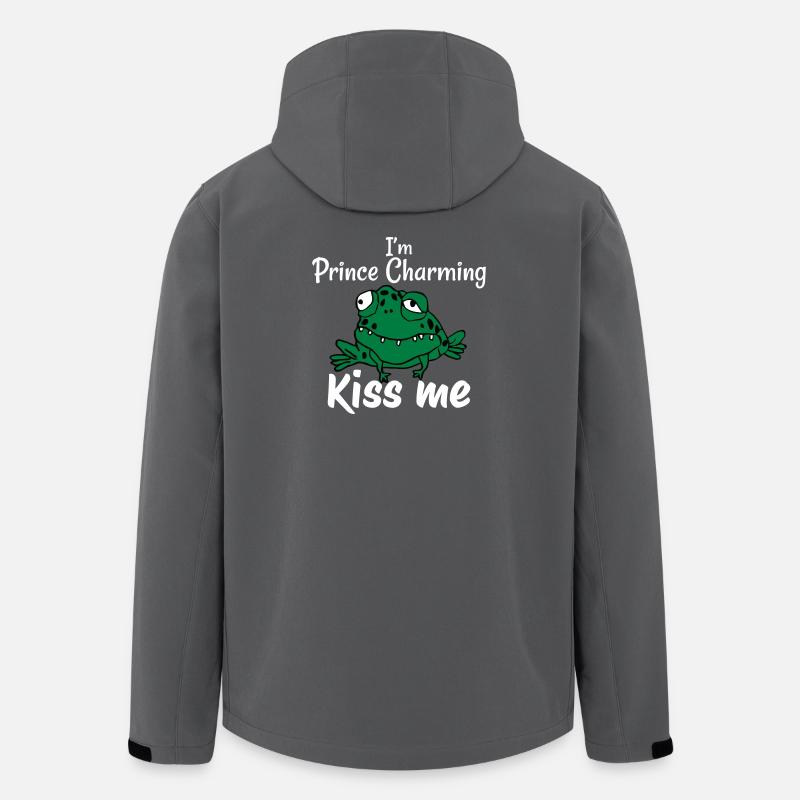 Ich bin Prinz Charming - Recycelte Männer Softshell-Jacke von Stanley/Stella - Anthrazit