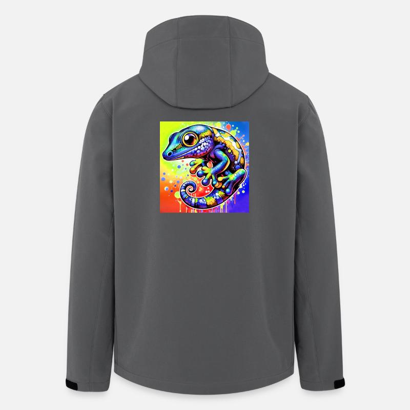Gecko - Men’s Recycled Softshell Jacket by Stanley/Stella - anthracite