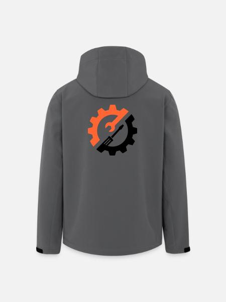 Gear Tool – Mechanic Logo - Men’s Recycled Softshell Jacket by Stanley/Stella - anthracite