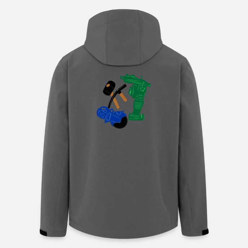 Paver tool for paver - Men’s Recycled Softshell Jacket by Stanley/Stella - anthracite