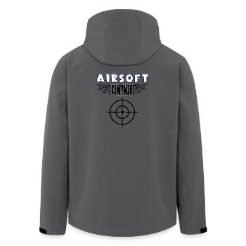 Airsoft Pensioner Airsoft Player Retirement Retirement - Men’s Recycled Softshell Jacket by Stanley/Stella - anthracite - Back - AI Model Male 185 light (185cm)