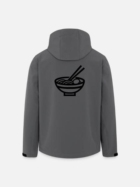 Ramen - Men’s Recycled Softshell Jacket by Stanley/Stella - anthracite