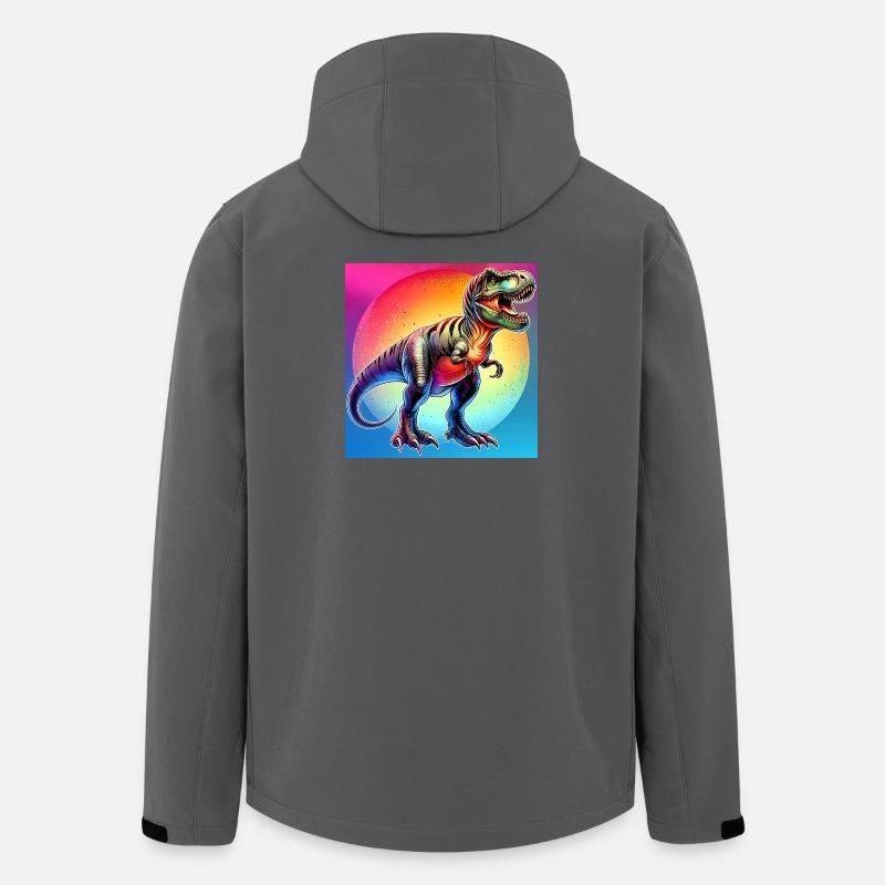 dinosaure - Veste softshell homme en polyester recyclé Stanley/Stella - charbon