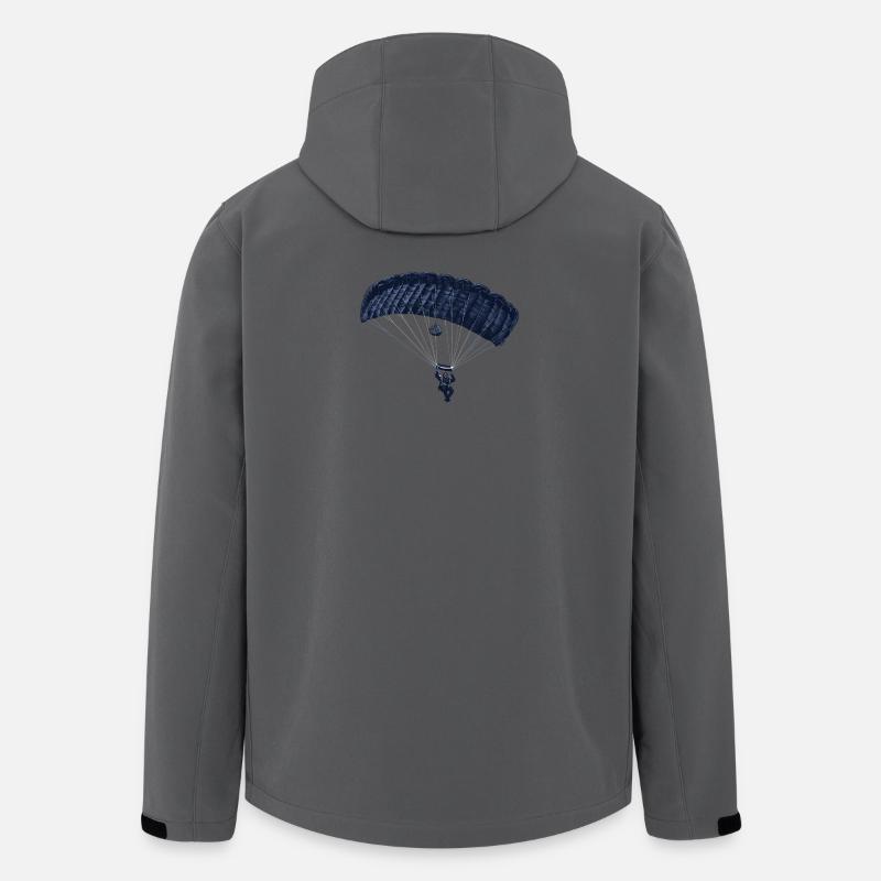 parachuting - Men’s Recycled Softshell Jacket by Stanley/Stella - anthracite