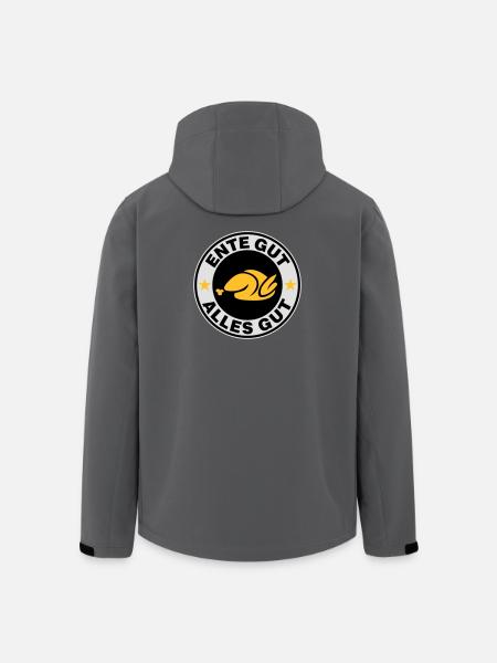 Ente gut alles gut - Recycelte Männer Softshell-Jacke von Stanley/Stella - Anthrazit