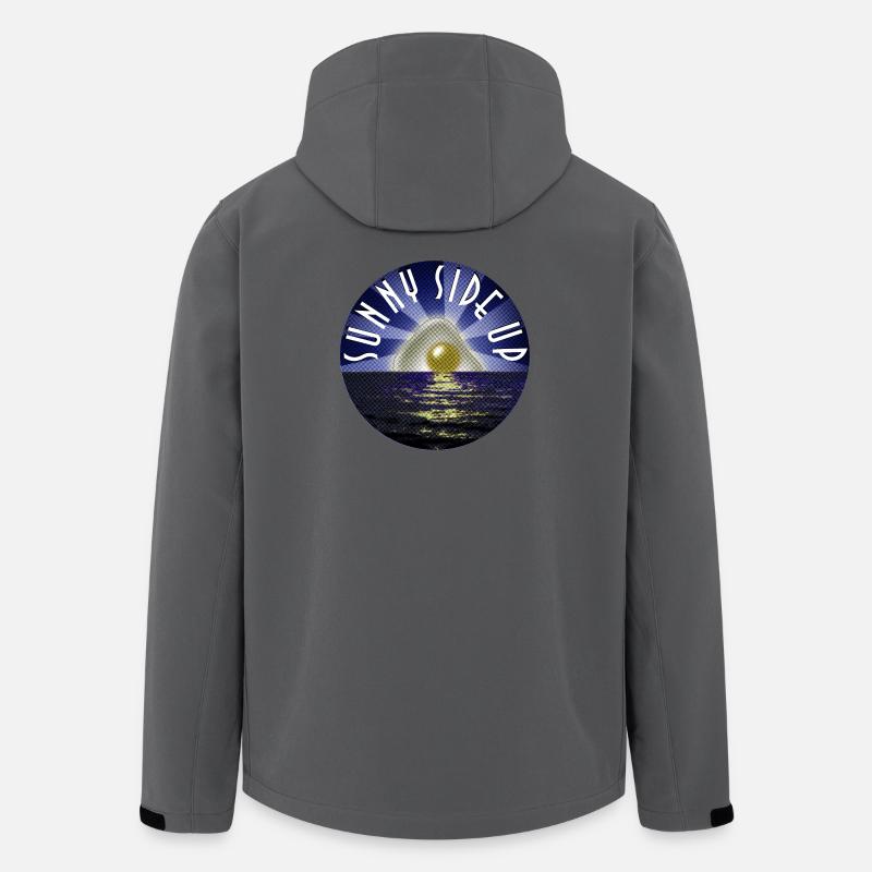 Sunny Side Up - Recycelte Männer Softshell-Jacke von Stanley/Stella - Anthrazit