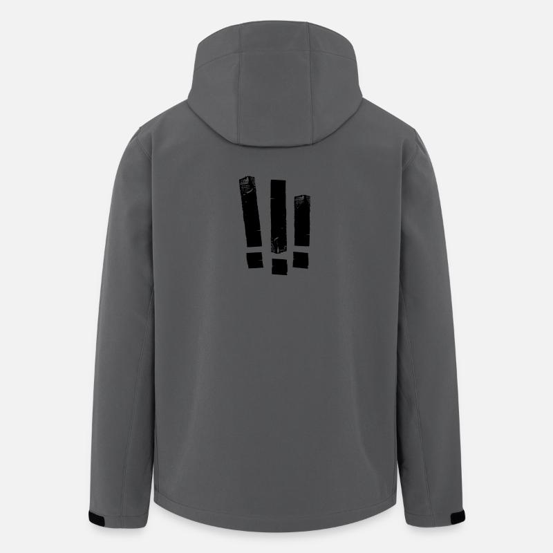 Three !!! - Men’s Recycled Softshell Jacket by Stanley/Stella - anthracite