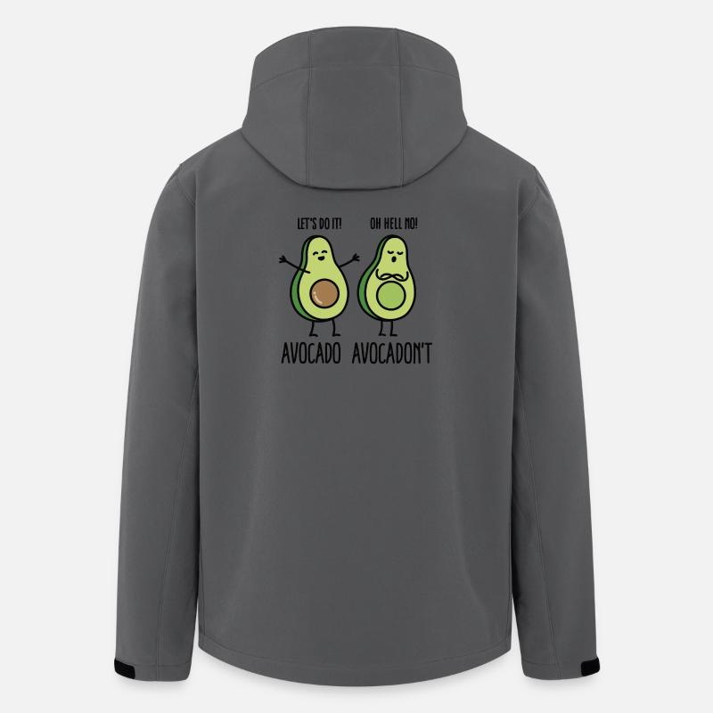 Avocado - Avocadon't - Recycelte Männer Softshell-Jacke von Stanley/Stella - Anthrazit