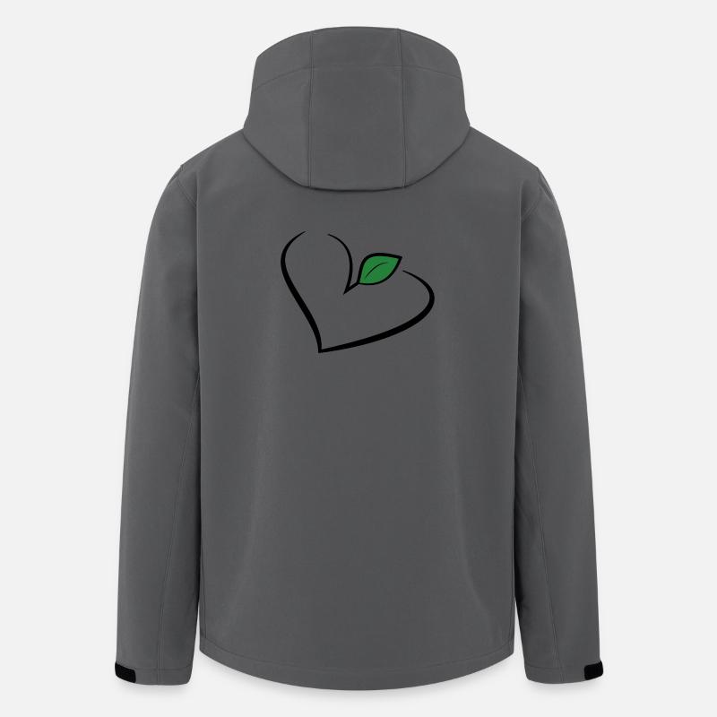 Vegan Veganer Veggie - Recycelte Männer Softshell-Jacke von Stanley/Stella - Anthrazit