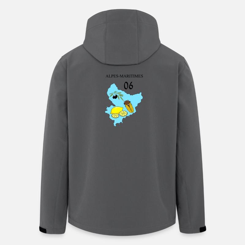 Seealpen - Recycelte Männer Softshell-Jacke von Stanley/Stella - Anthrazit