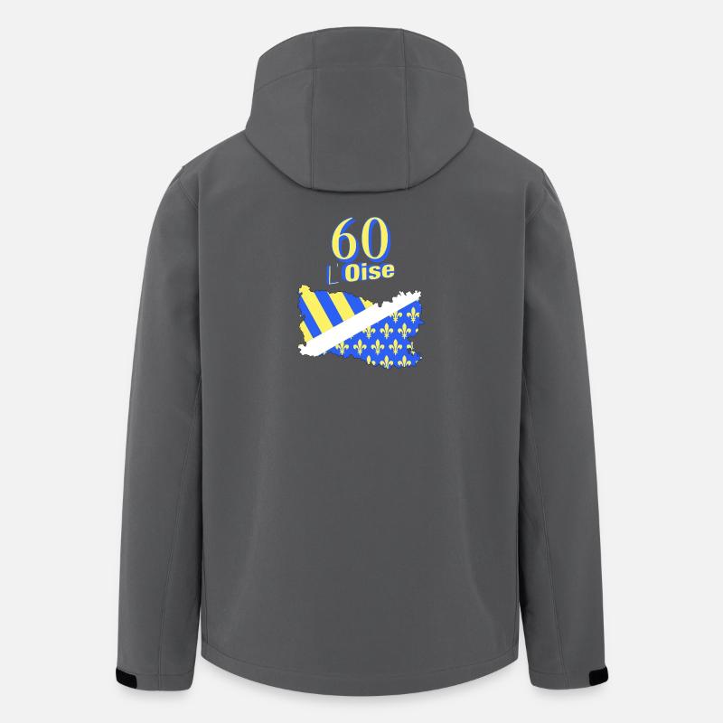 Oise - Recycelte Männer Softshell-Jacke von Stanley/Stella - Anthrazit