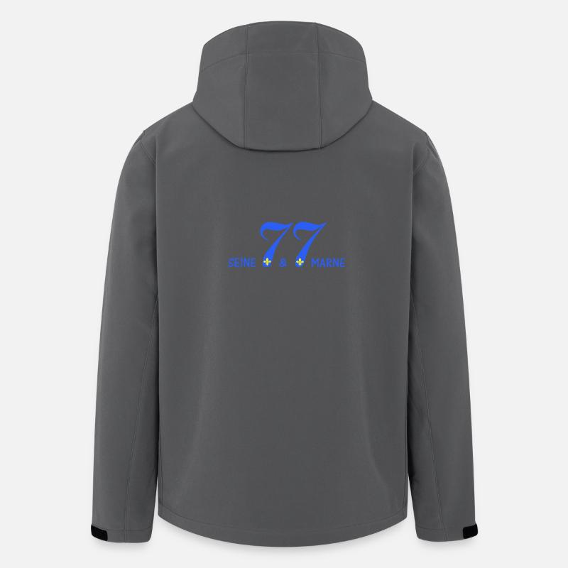 Seine und Marne - Recycelte Männer Softshell-Jacke von Stanley/Stella - Anthrazit