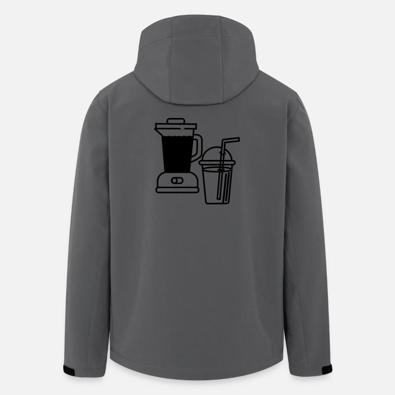 Blender and smoothie - Men’s Recycled Softshell Jacket by Stanley/Stella - anthracite