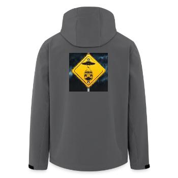 Sagenhaft und Sonderbar - der Podcast - Recycelte Männer Softshell-Jacke von Stanley/Stella - Anthrazit - Hinten - AI Model Male 185 light (185cm)