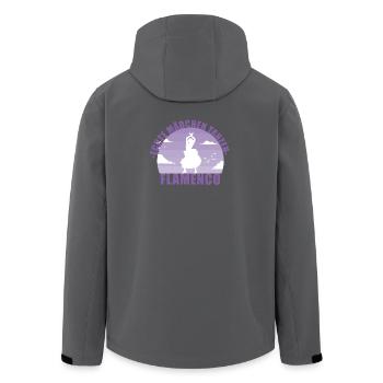 Flamenco Tänzerin Andalusien Tanz Geschenk - Recycelte Männer Softshell-Jacke von Stanley/Stella - Anthrazit - Hinten - AI Model Male 185 light (185cm)