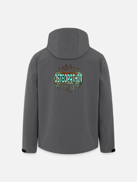OSTEOPATHIE THERAPEUTIN - BERUF OSTEOPATHIN - Recycelte Männer Softshell-Jacke von Stanley/Stella - Anthrazit