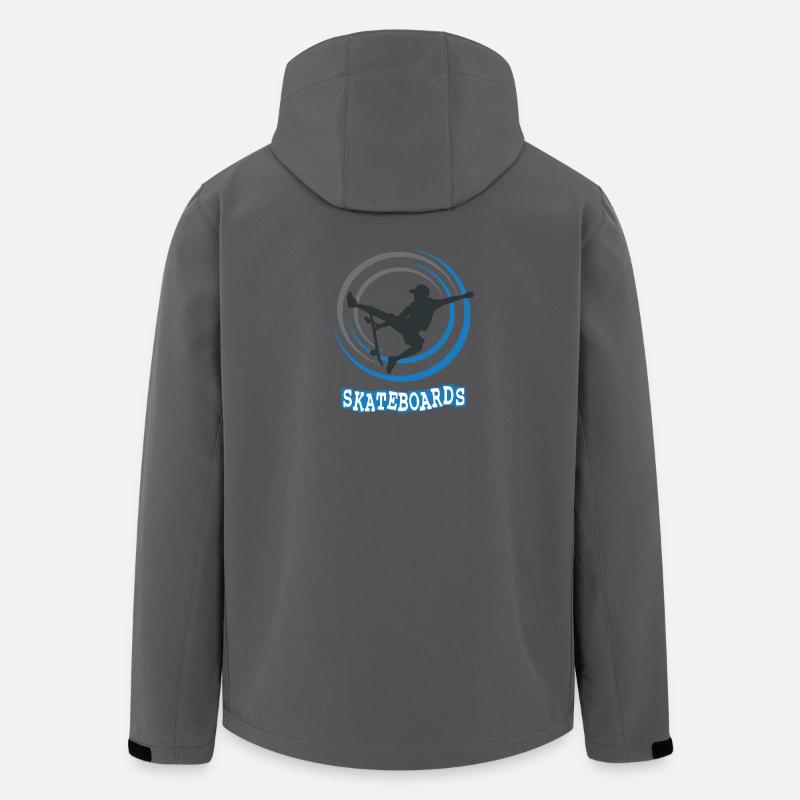 Decks - Recycelte Männer Softshell-Jacke von Stanley/Stella - Anthrazit