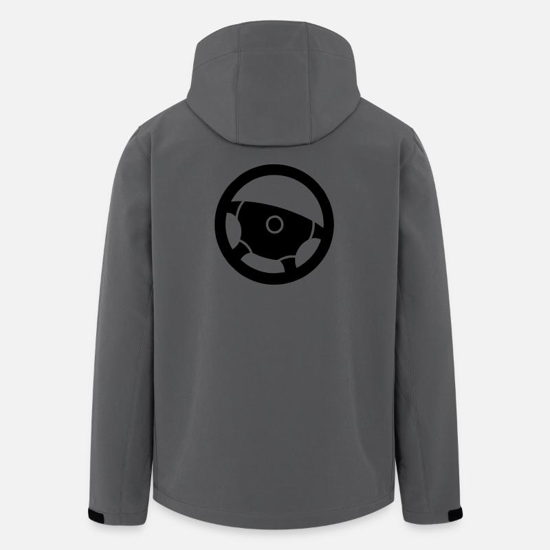 Auto Steering Wheel Driving Instructor - Men’s Recycled Softshell Jacket by Stanley/Stella - anthracite
