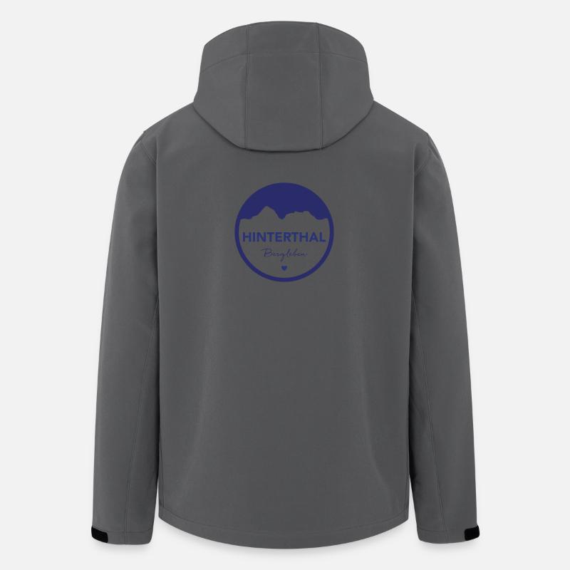 Hinterthal in dunkelblau! - Recycelte Männer Softshell-Jacke von Stanley/Stella - Anthrazit