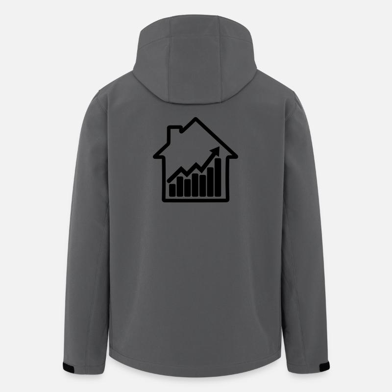 Meilleur graphique de résultats en interne. - Veste softshell homme en polyester recyclé Stanley/Stella - charbon