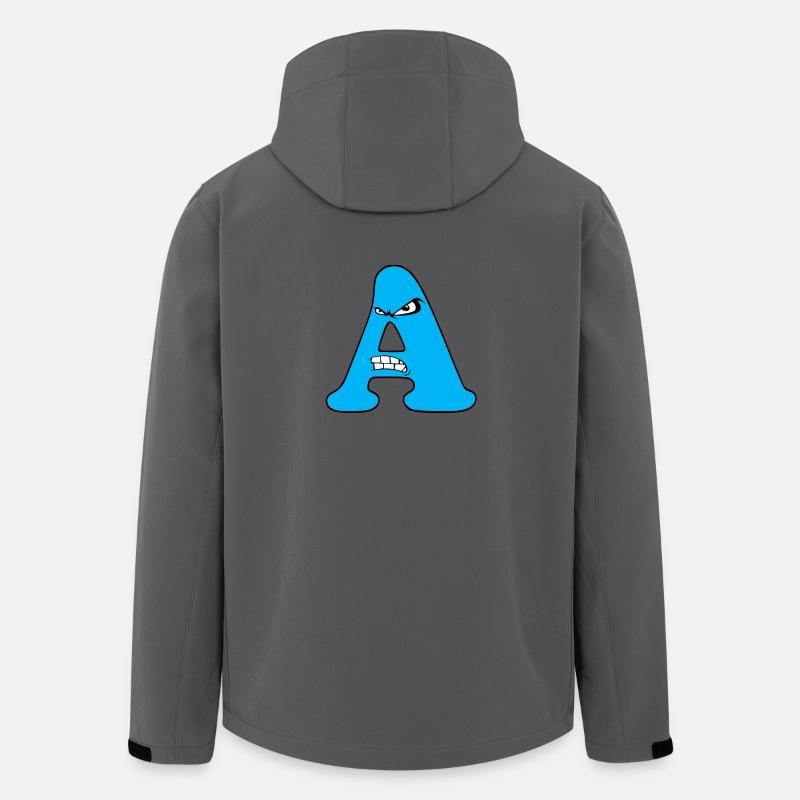 A - Veste softshell homme en polyester recyclé Stanley/Stella - charbon
