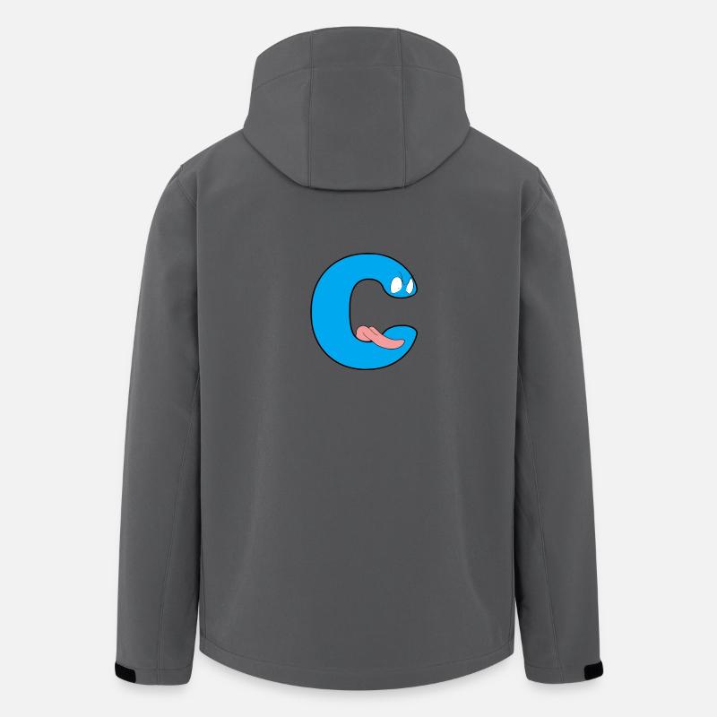 C - Veste softshell homme en polyester recyclé Stanley/Stella - charbon