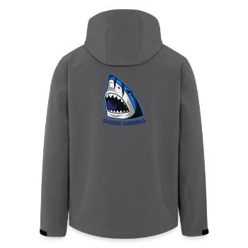SHARK GAMING - Recycelte Männer Softshell-Jacke von Stanley/Stella - Anthrazit - Hinten - AI Model Male 185 light (185cm)