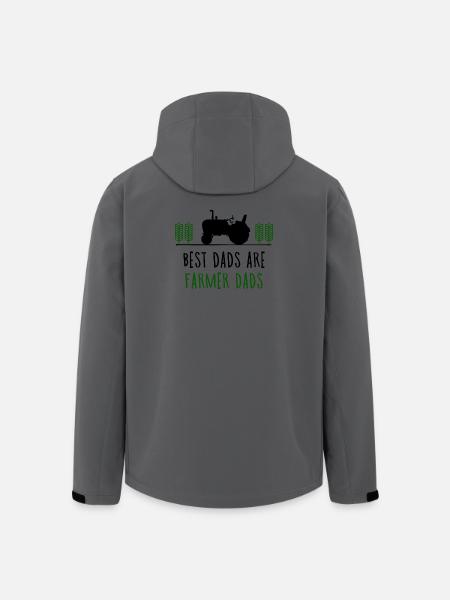 Déclaration de terrain Véhicule tracteur Véhicule à moteur - Veste softshell homme en polyester recyclé Stanley/Stella - charbon