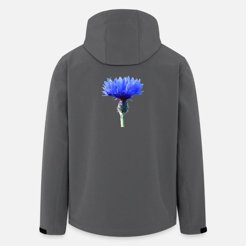 Bleuet - Veste softshell homme en polyester recyclé Stanley/Stella - charbon