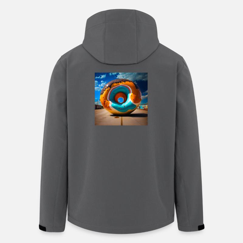 Mega Donut 01 - Men’s Recycled Softshell Jacket Discoverer by Stanley/Stella - anthracite