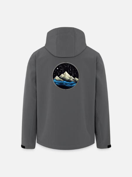 Sternberg-Komet 01 - Recycelte Männer Softshell-Jacke von Stanley/Stella - Anthrazit