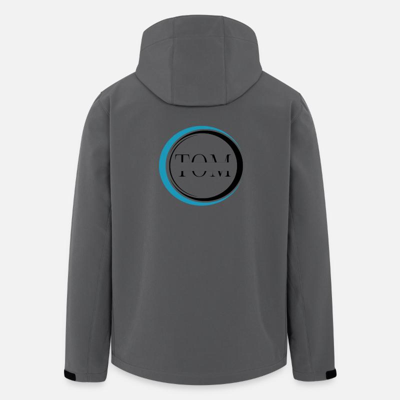 Tom - Recycelte Männer Softshell-Jacke von Stanley/Stella - Anthrazit