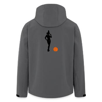 SORCIÈRE SEXY D’HALLOWEEN - Veste softshell homme en polyester recyclé Stanley/Stella - charbon - Dos - AI Model Male 185 light (185cm)
