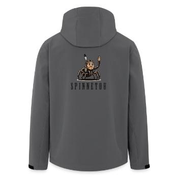 spinnetou indianer winnetou klana indiana - Recycelte Männer Softshell-Jacke von Stanley/Stella - Anthrazit - Hinten - AI Model Male 185 light (185cm)