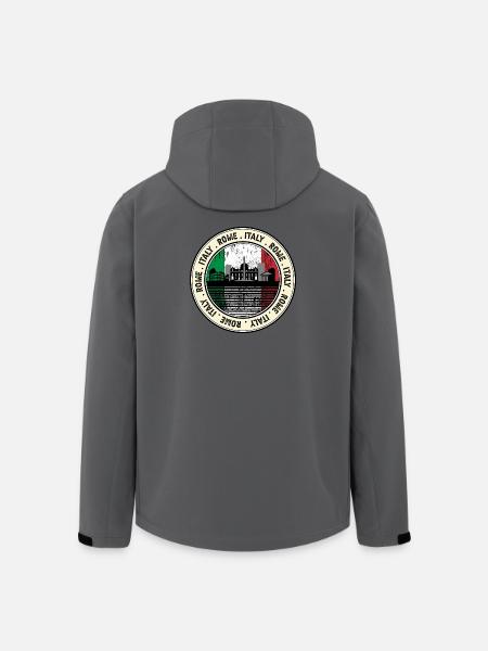 Rome Italy - Men’s Recycled Softshell Jacket by Stanley/Stella - anthracite
