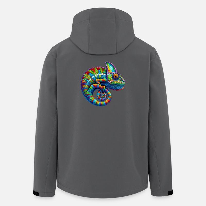Chamäleon - Recycelte Männer Softshell-Jacke von Stanley/Stella - Anthrazit