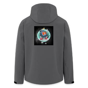 Da Bomb - Carré - Veste softshell homme en polyester recyclé Stanley/Stella - charbon - Dos - AI Model Male 185 light (185cm)