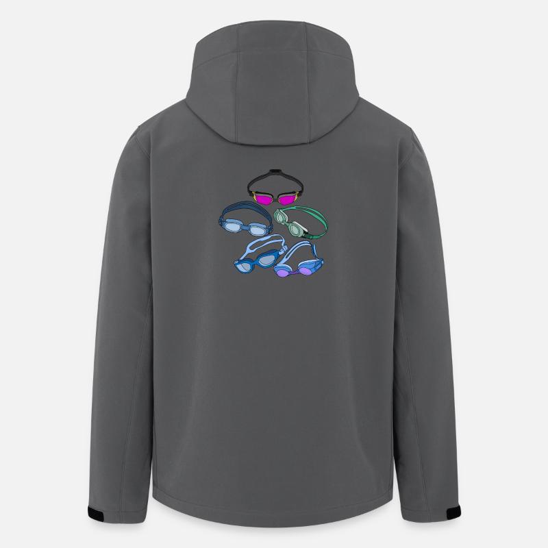 Coole Schwimmbrillen - Recycelte Männer Softshell-Jacke von Stanley/Stella - Anthrazit