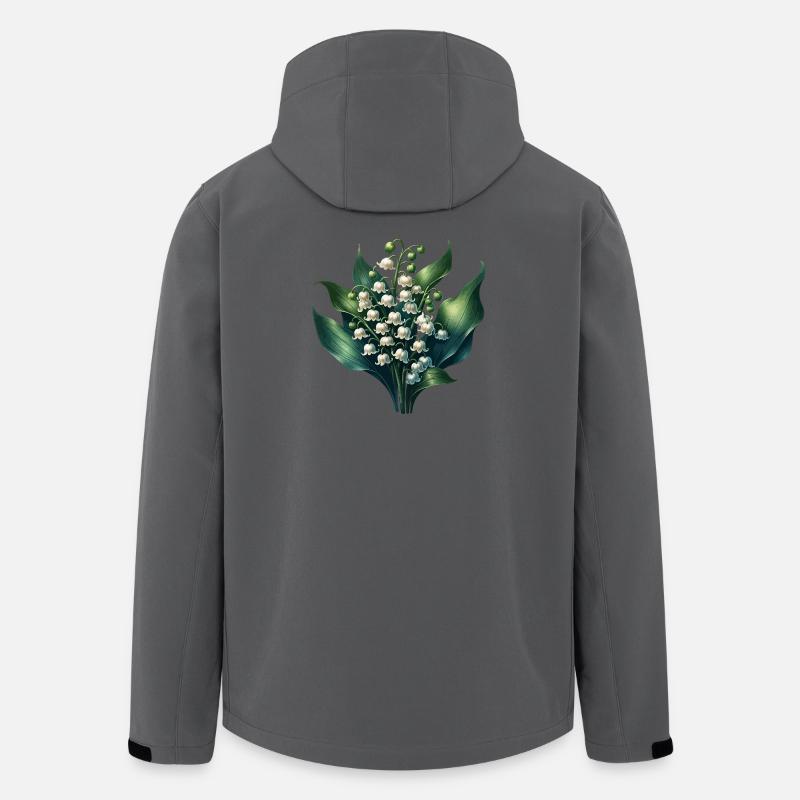 Maiglöckchen - Recycelte Männer Softshell-Jacke von Stanley/Stella - Anthrazit