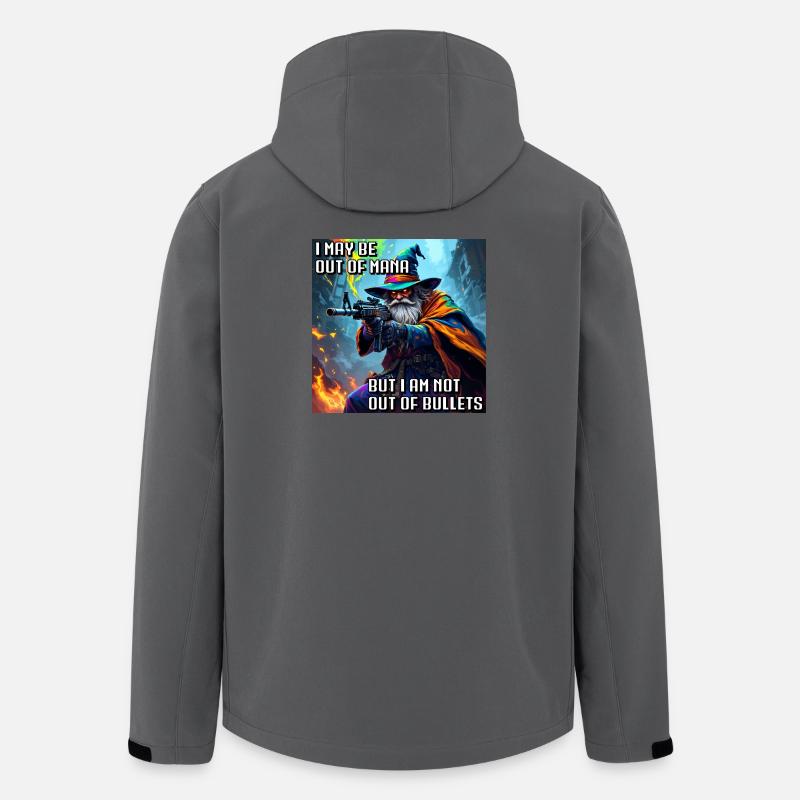 OutOfMana - Recycelte Männer Softshell-Jacke von Stanley/Stella - Anthrazit