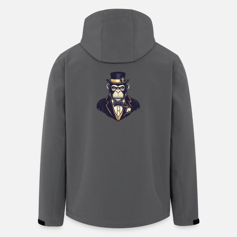 Monkey Blinders - Men’s Recycled Softshell Jacket by Stanley/Stella - anthracite