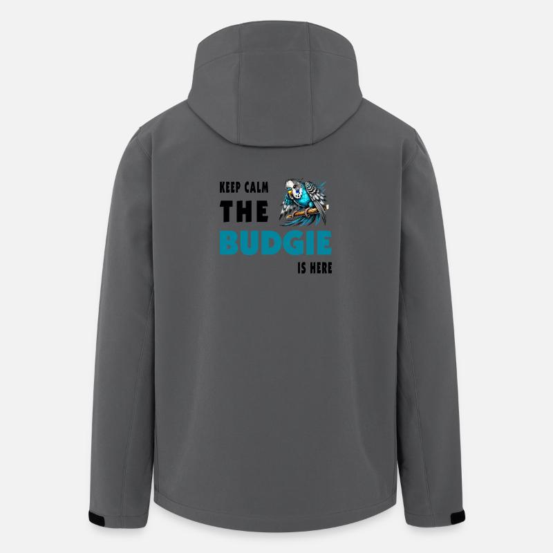 Conception de perruche - Veste softshell homme en polyester recyclé Stanley/Stella - charbon