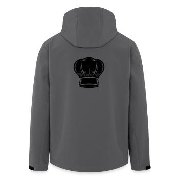 Chef hat - Men’s Recycled Softshell Jacket by Stanley/Stella - anthracite - Back - AI Model Male 185 light (185cm)