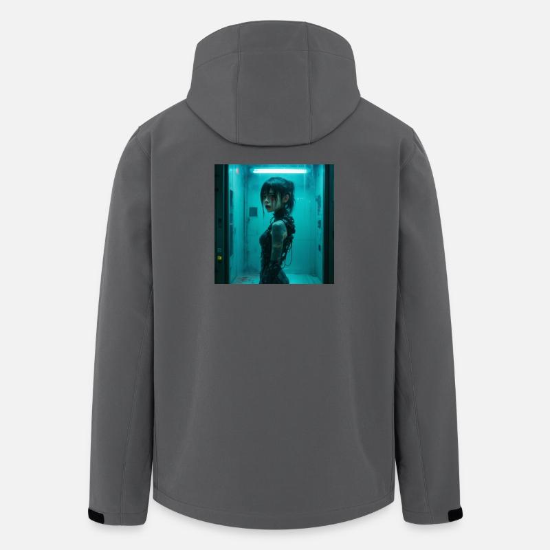 N-dless Nights: Isolation - Men’s Recycled Softshell Jacket by Stanley/Stella - anthracite