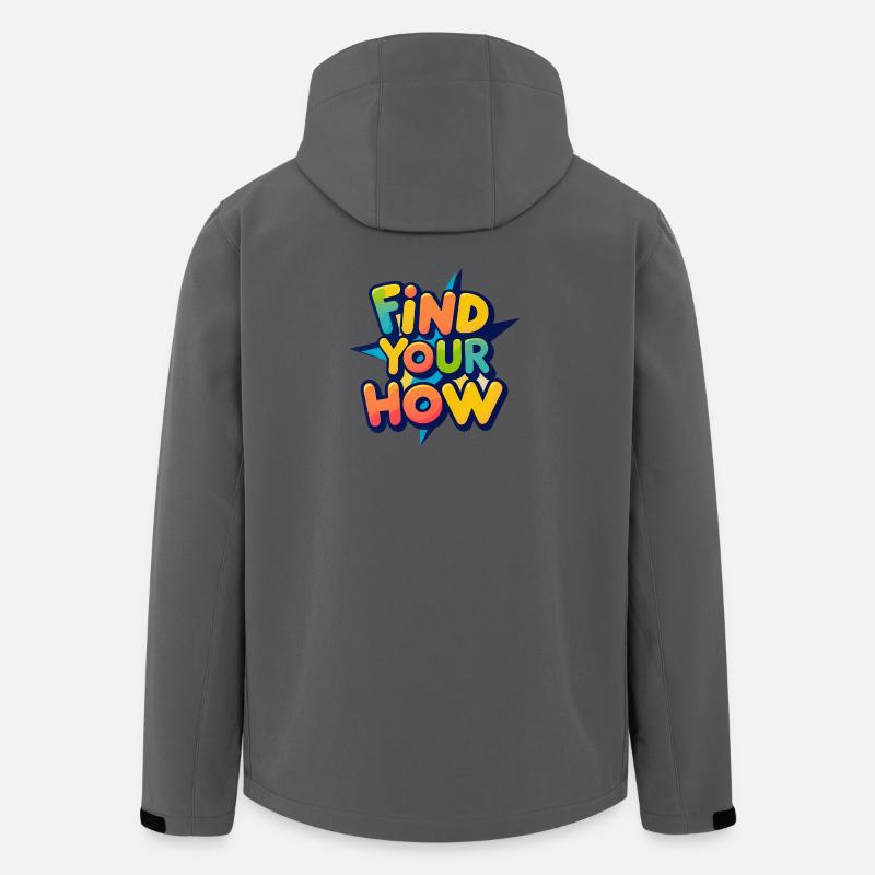 Find Your How - Recycelte Männer Softshell-Jacke von Stanley/Stella - Anthrazit