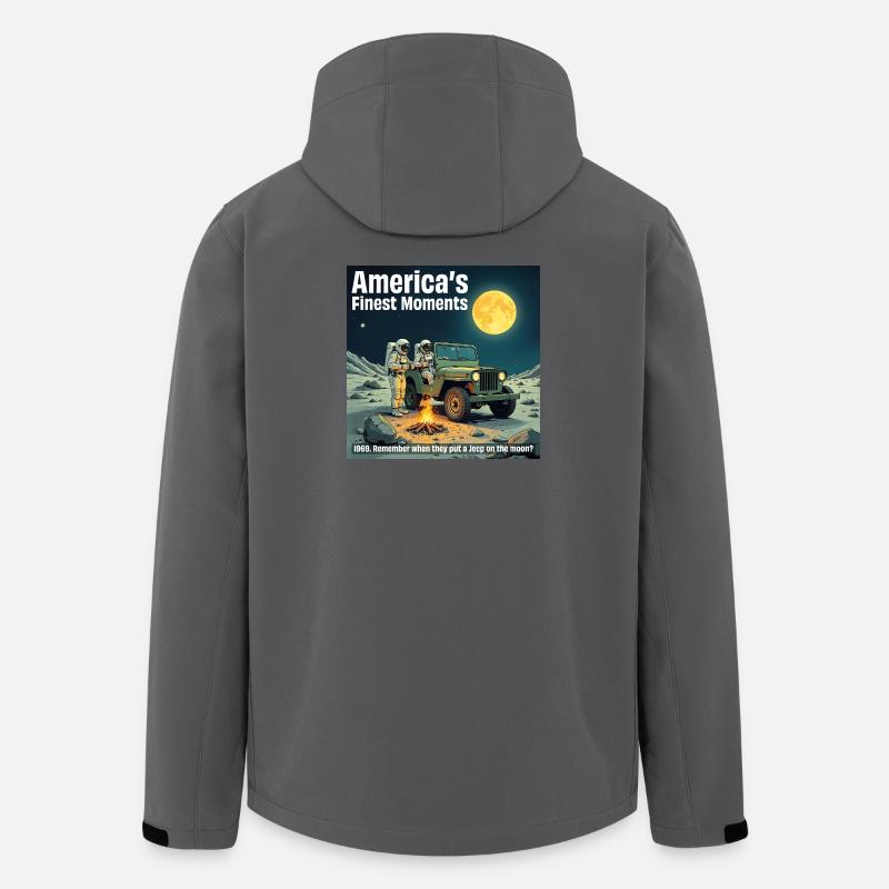 Amerikas schönste Momente - Recycelte Männer Softshell-Jacke von Stanley/Stella - Anthrazit