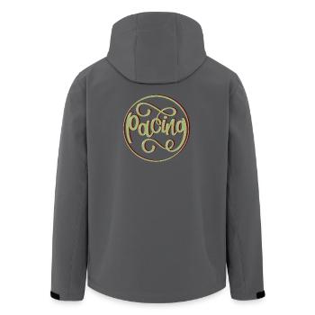 Rythme - Veste softshell homme en polyester recyclé Stanley/Stella - charbon - Dos - AI Model Male 185 light (185cm)