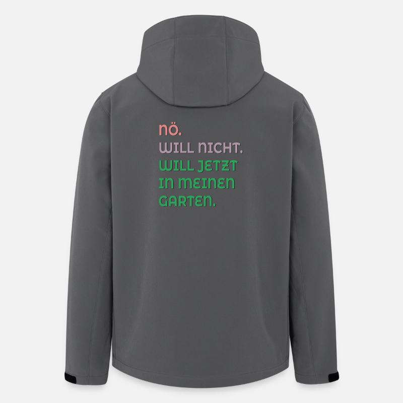 PRIORITÄTEN SETZEN HOBBY GARTEN - Recycelte Männer Softshell-Jacke von Stanley/Stella - Anthrazit